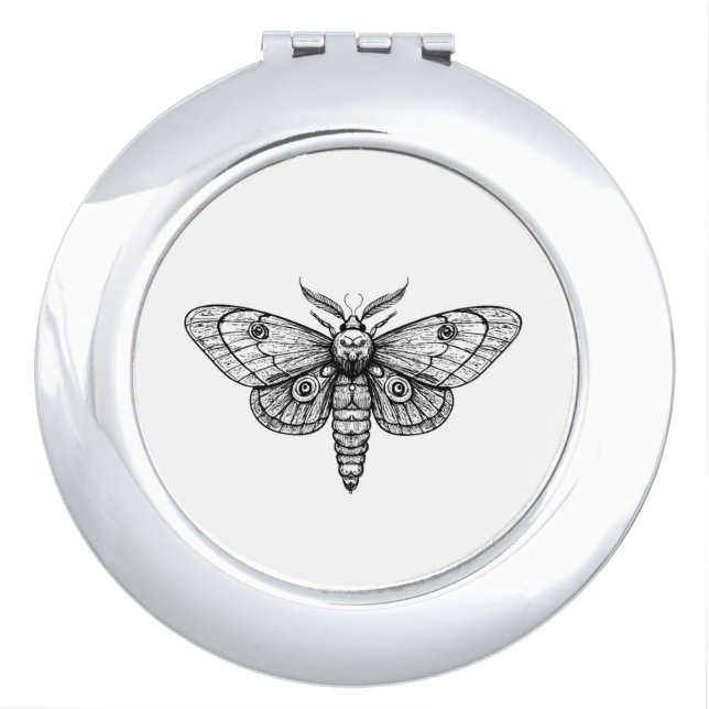 Moth  compact mirror (Front)