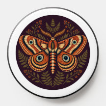 Moth-Dot Jewel Toned Nocturnal Moth