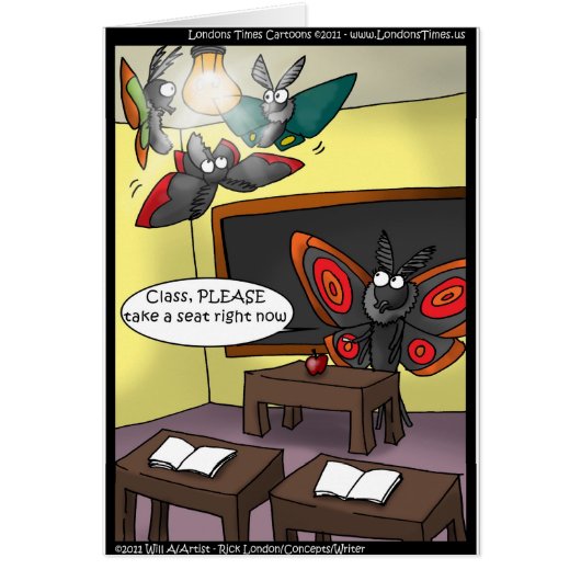 Moth Elementary School Funny Gifts Cards Tees (Front)