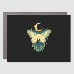 Moth Fairycore Goblincore Whimsigoth Cottagecore Car Magnet