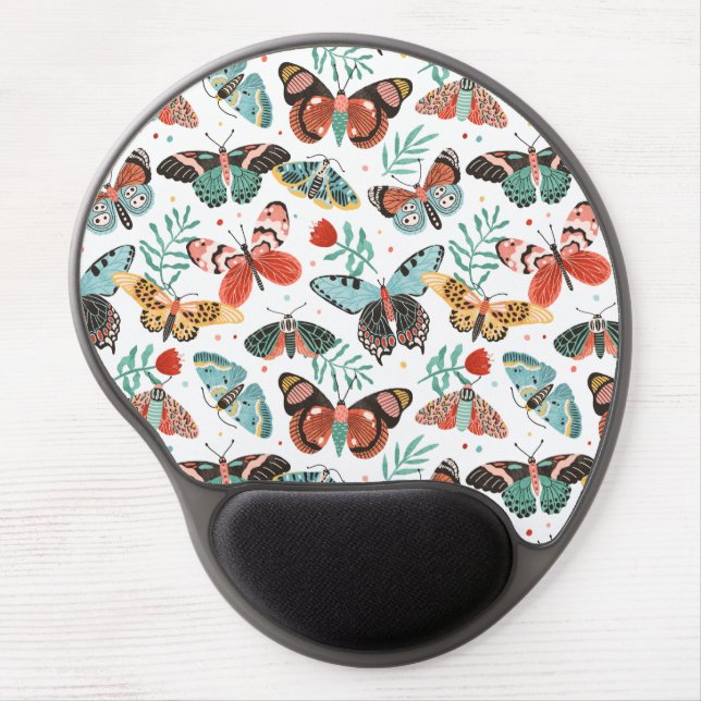 Moth Gel Mouse Pad (Front)