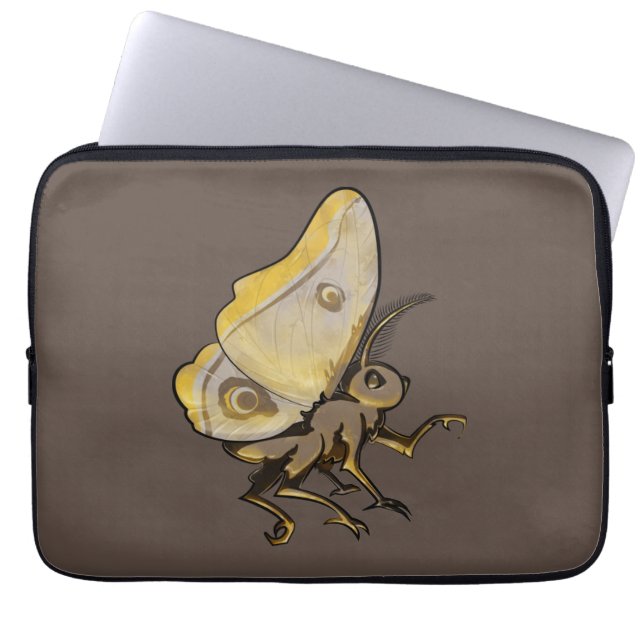 Moth Laptop Sleeve (Front)