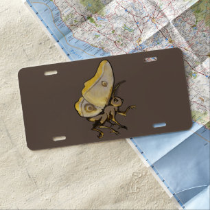 Moth License Plate