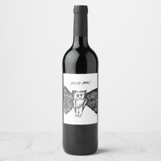 Moth Man Wine Label