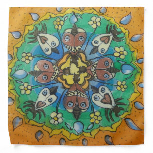Moth Mandala Bandana