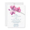 Moth Orchid Wedding Invitation Card