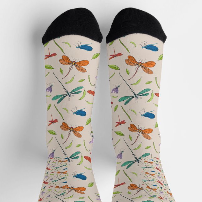 Moth Pattern Socks (Top)