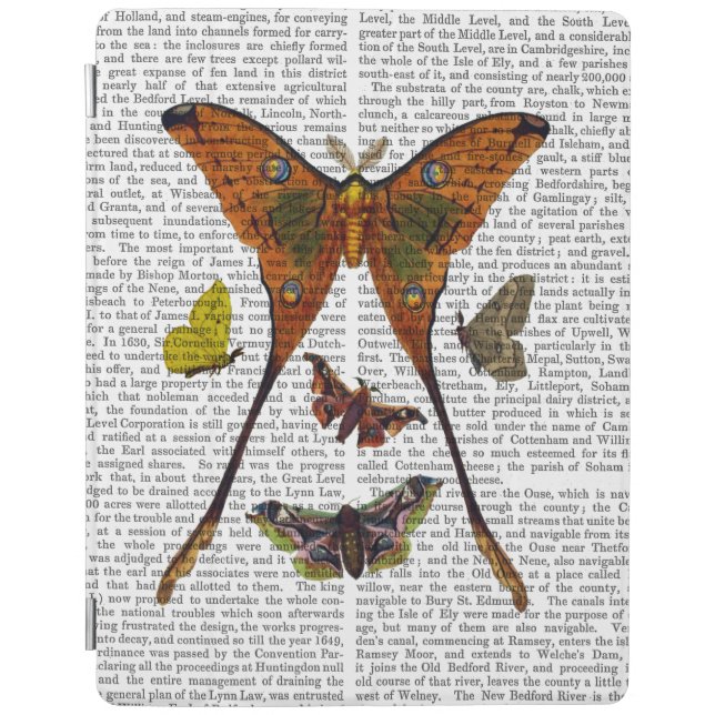 Moth Plate 2 iPad Air Cover (Front)