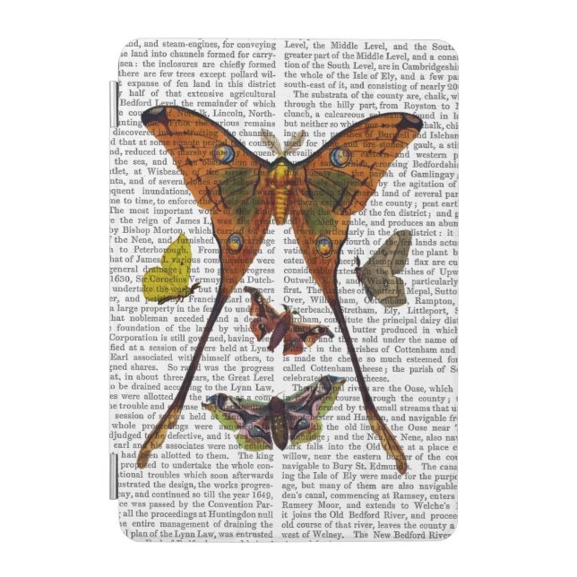 Moth Plate 2 iPad Mini Cover (Front)