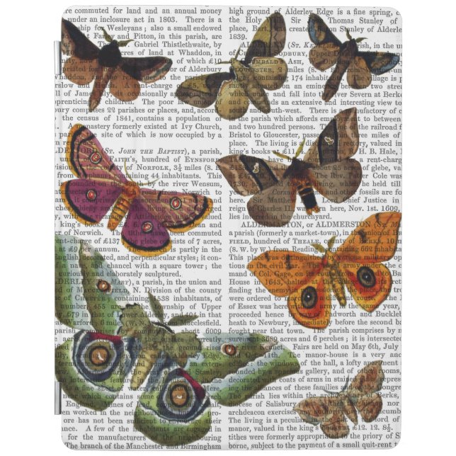 Moth Plate 3 iPad Air Cover (Front)