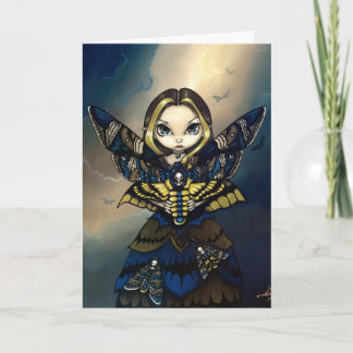 "Moth Queen: Acherontia Atropos" Greeting Card