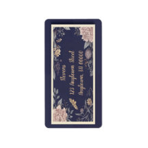 Moth, Rose & Thistle Return Address Labels