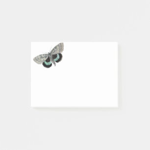 Moth vintage illustration post-it notes