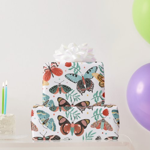 Moth Wrapping Paper