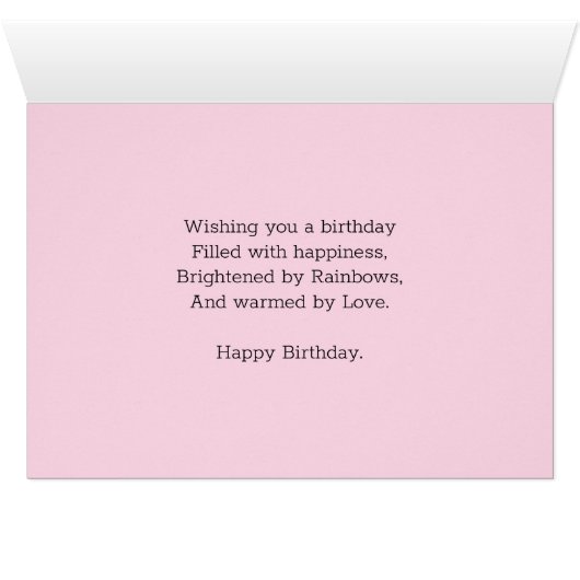 Mother 77th Birthday with pink flowers (Inside Horizontal (Bottom))