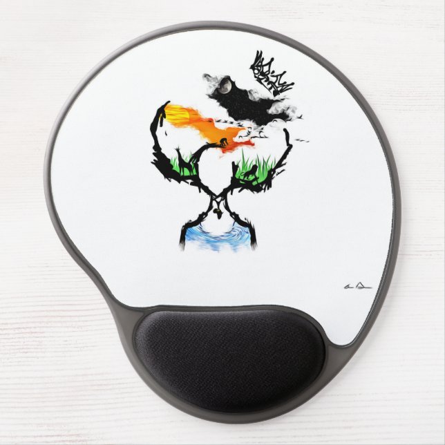 Mother Africa Gel Mouse Pad (Front)
