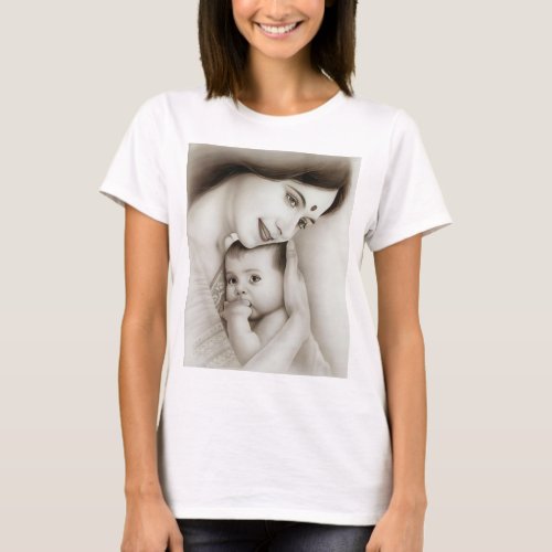  Mother and Baby A Bond Beyond Words T_Shirt