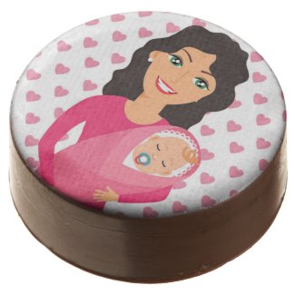 MOTHER AND BABY CHOCOLATE DIPPED OREO