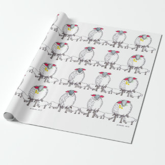 Mother and Baby Christmas Sheep Wrapping Paper
