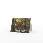 Mother and Baby Deer at Shenandoah National Park Thank You Card