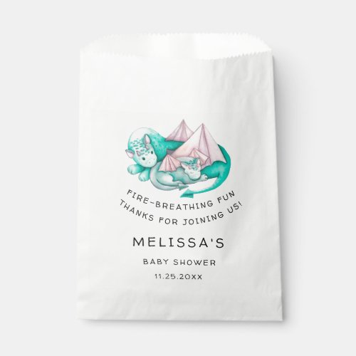 MOTHER AND BABY DRAGON BABY SHOWER FAVOR BAG