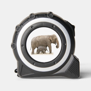 Mother and Baby Elephant Tape Measure