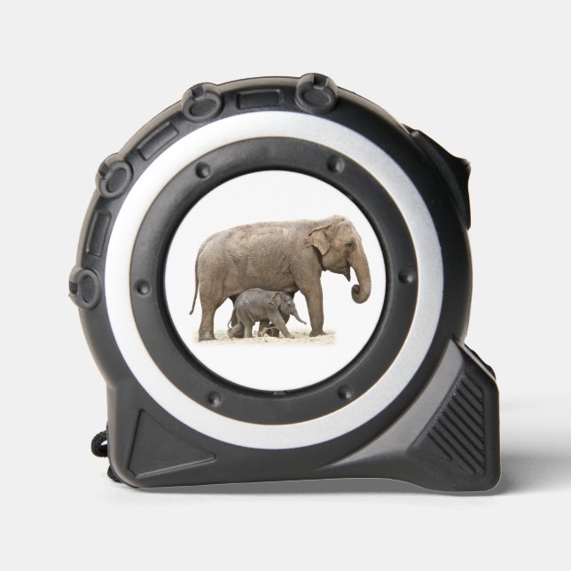 Mother and Baby Elephant Tape Measure (Front)