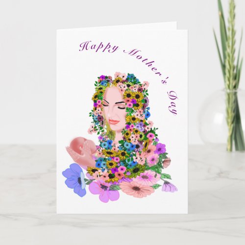 Mother and Baby Love Mothers Day Card