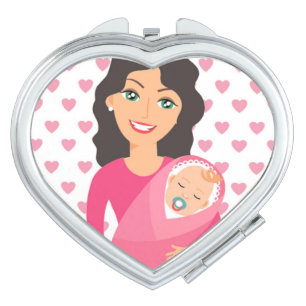MOTHER AND BABY MIRROR FOR MAKEUP