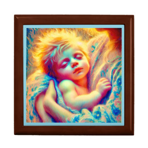 MOTHER AND BABY ~ Nursing her baby ~ Gift Box