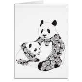 Mother and Baby Panda Illustration (Front)