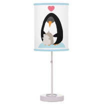 Mother and Baby penguin Nursery Lamp