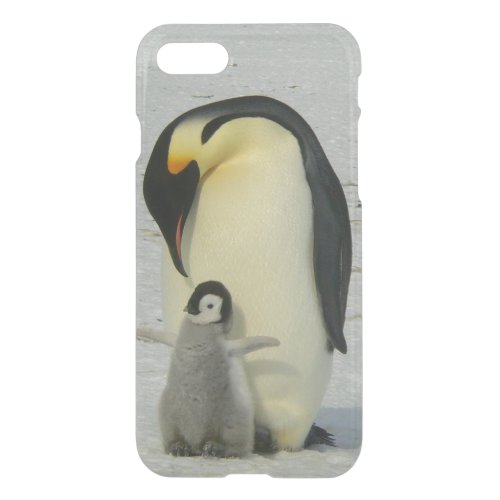 Mother and Baby Penguin iPhone SE87 Case
