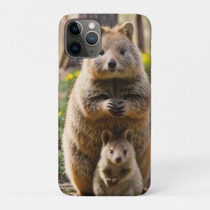 Mother And Baby Quokka, iPhone 11 Pro Case