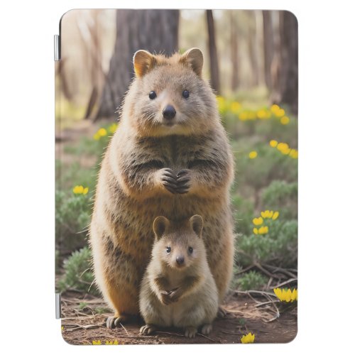 Mother And Baby Quokka  iPad Air Cover