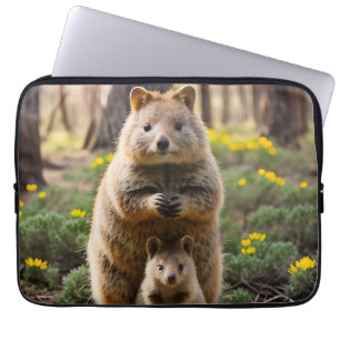 Mother And Baby Quokka, Laptop Sleeve