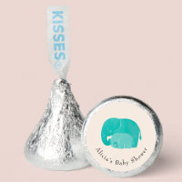 Mother and Calf Elephant Baby Shower Gift
