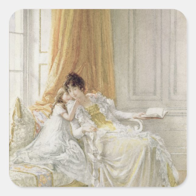 Mother and Child, 1864 Square Sticker (Front)