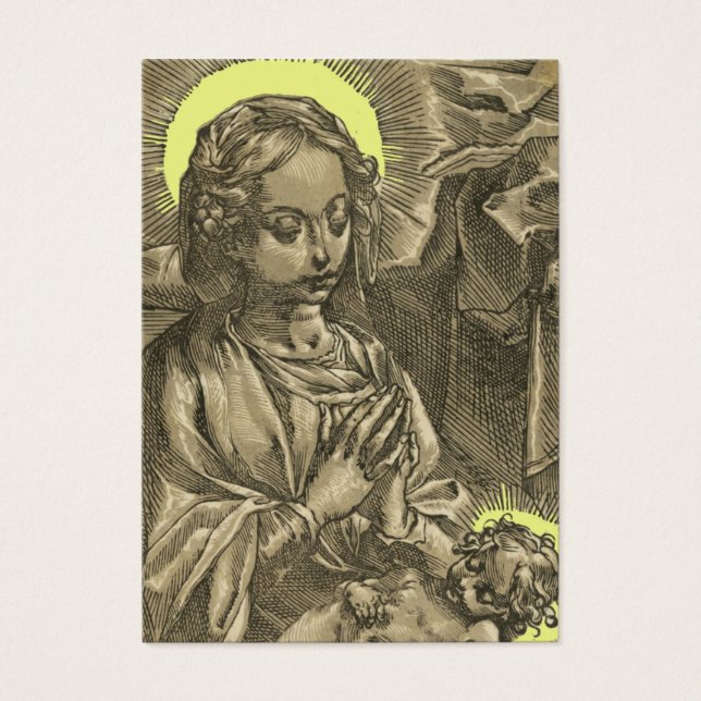 MOTHER AND CHILD, A GIFT TAG (Front)