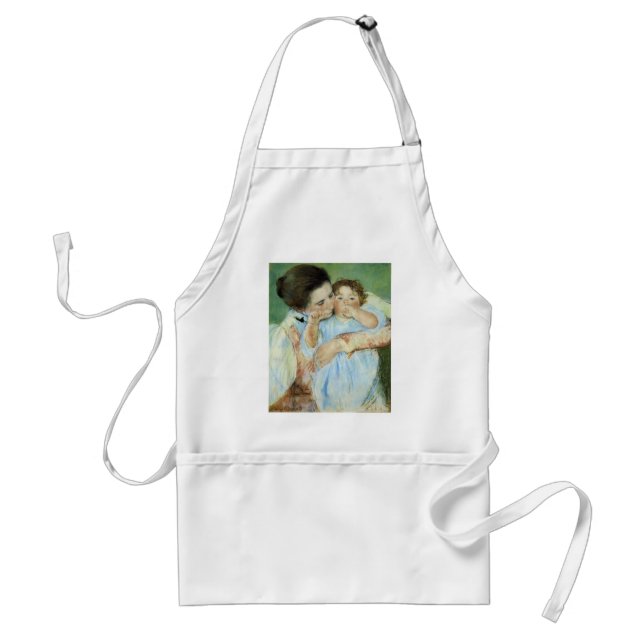 Mother and Child Adult Apron (Front)