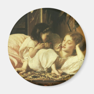 Mother and Child (aka Cherries) by Lord Leighton Magnet