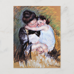 Mother and Child - Artwork by Mary Cassatt, 1900 Postcard