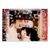 Mother and Child by Gustav Klimt Collage (Front Horizontal)