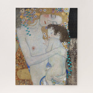 Mother and Child by Gustav Klimt Jigsaw Puzzle