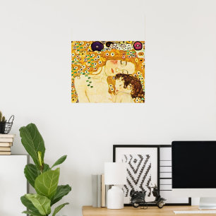 Mother and Child by Gustav Klimt Poster