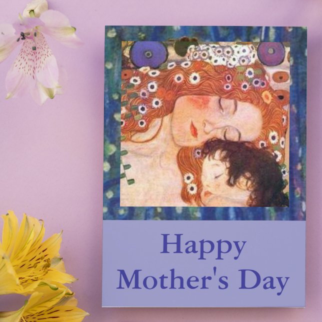 Mother and Child by Klimt Card (Creator Uploaded)