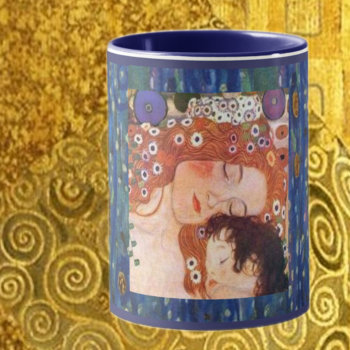 Mother And Child By Klimt Mug by Cardgallery at Zazzle