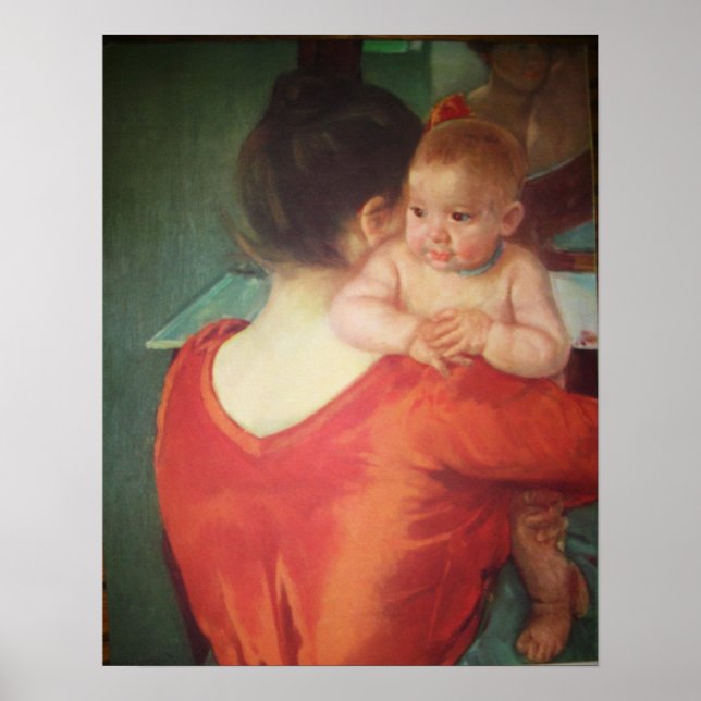 MOTHER AND CHILD by MARY CASSATT Poster (Front)