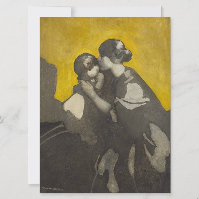 Mother and Child (by Norah Neilson Gray) Card (Front)