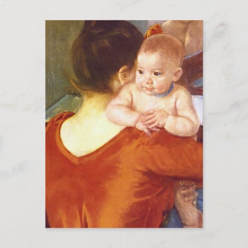 Mother and Child by Pierre Renoir Postcard